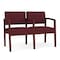 Lesro Lenox 2 Seat Tandem Seating W/ Arm, 44 in W 26 in L 31.5 in H LW2103 - alternate 1